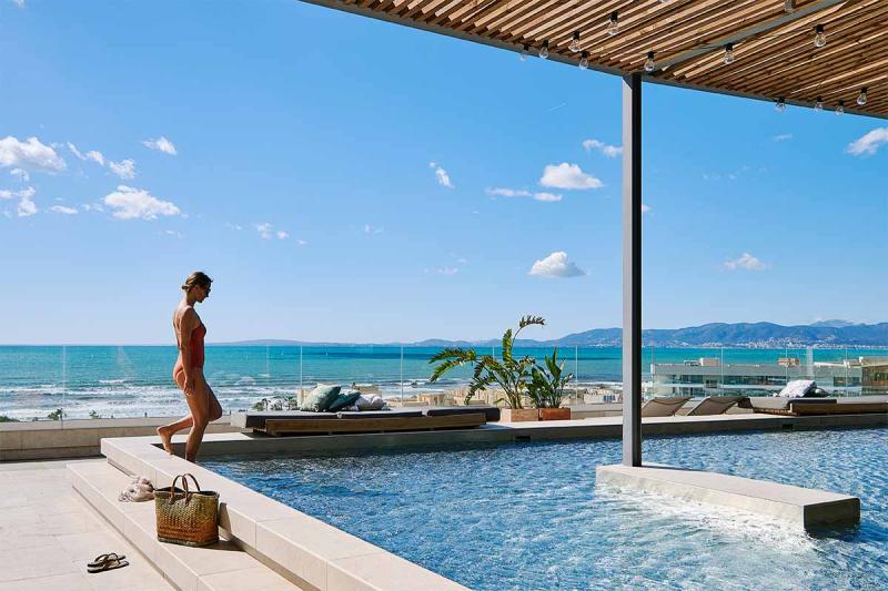 The inviting rooftop at Iberostar Selection Llaut Palma