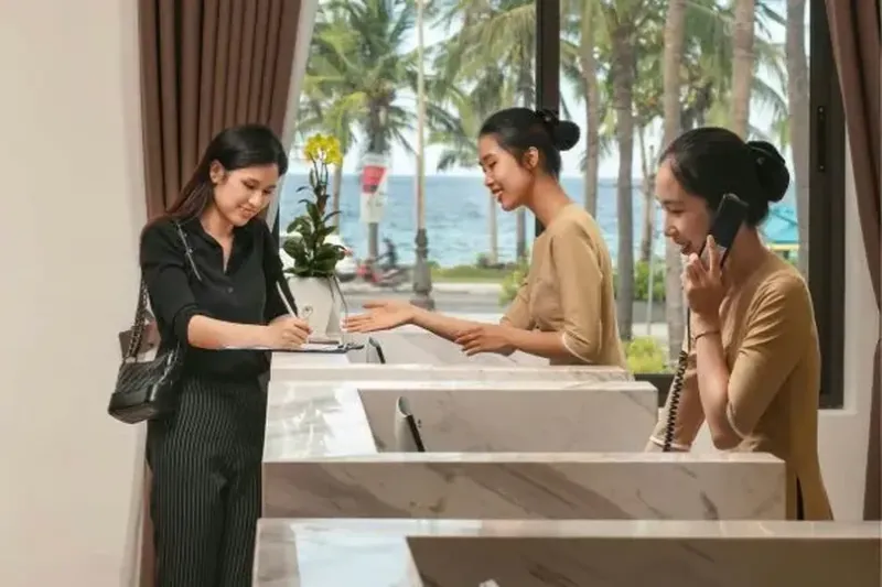 Hotel reception