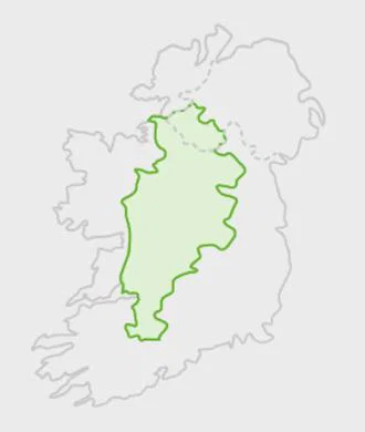 A map of Ireland's Hidden Heartlands