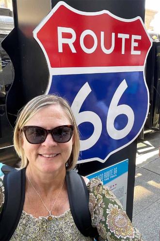 Jodi visited the first 103 miles of Route 66